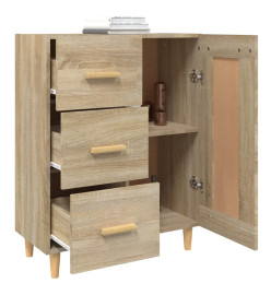 Buffet Chêne sonoma 69,5x34x90 cm Bois d'ingénierie