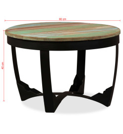 Table d'appoint Bois de récupération massif 60 x 40 cm