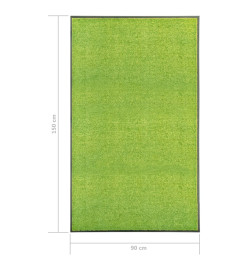 Paillasson lavable Vert 90x150 cm