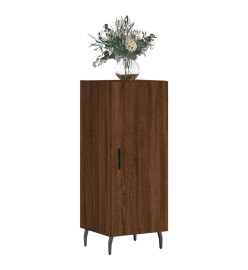 Buffet Chêne marron 34,5x34x90 cm Bois d'ingénierie