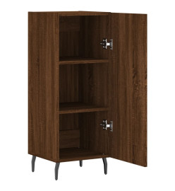 Buffet Chêne marron 34,5x34x90 cm Bois d'ingénierie