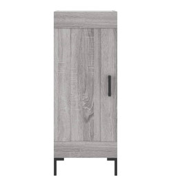 Buffet haut Sonoma gris 34,5x34x180 cm Bois d'ingénierie