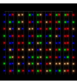 Rideaux lumineux à LED 3x3 m 300 LED Multicolore 8 fonctions