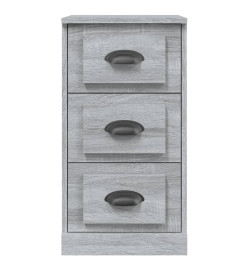 Buffet sonoma gris 36x35,5x67,5 cm bois d'ingénierie