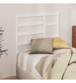 Tête de lit Blanc 96x4x104 cm Bois massif de pin