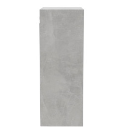 Armoire murale Gris béton 34,5x32,5x90 cm Bois d'ingénierie