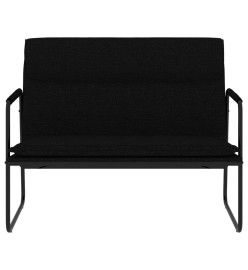 Banc Noir 100x64x80 cm Tissu