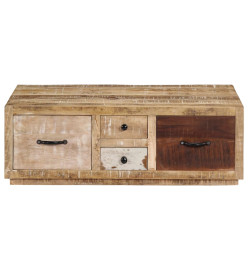 Table basse 90x60x30 cm Bois de manguier massif