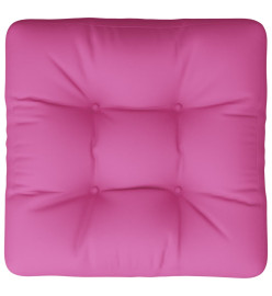 Coussin de palette Rose 50x50x12 cm tissu