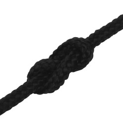 Corde de travail Noir 2 mm 250 m Polyester