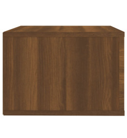 Table de chevet murale Chêne marron 50x36x25 cm