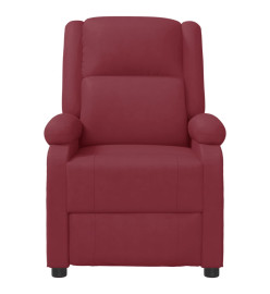 Fauteuil inclinable Rouge bordeaux Similicuir