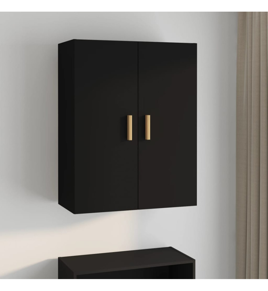 Armoire murale suspendue Noir 69,5x34x90 cm