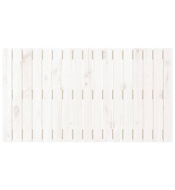 Tête de lit murale Blanc 108x3x60 cm Bois massif de pin