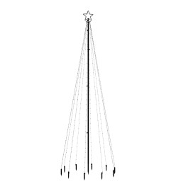 Sapin de Noël avec piquet Blanc froid 310 LED 300 cm