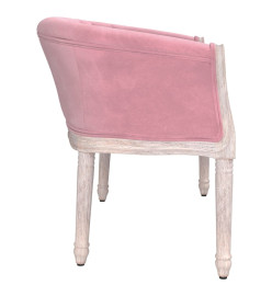 Banc Rose 98x56x69 cm Velours