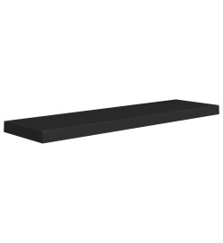 Étagère murale flottante Noir 90x23,5x3,8 cm MDF