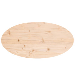 Dessus de table 70x35x2,5 cm bois de pin massif ovale