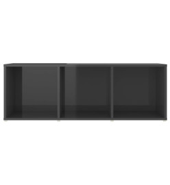 Meubles TV 4 pcs Gris brillant 107x35x37 cm Aggloméré