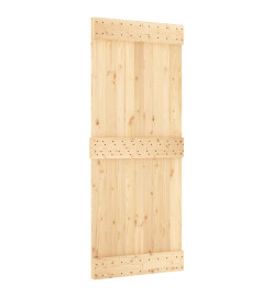 Porte 85x210 cm bois massif de pin