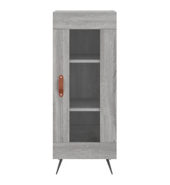 Buffet haut Sonoma gris 34,5x34x180 cm Bois d'ingénierie