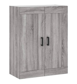 Armoires murales 2 pcs sonoma gris bois d'ingénierie