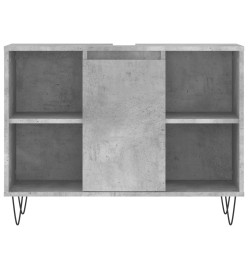 Ensemble de meubles de salle de bain 3 pcs gris béton