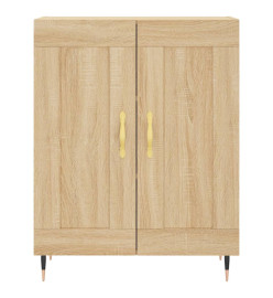 Buffet haut Chêne sonoma 69,5x34x180 cm Bois d'ingénierie