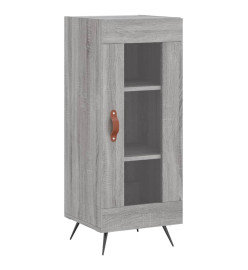 Buffet haut Sonoma gris 34,5x34x180 cm Bois d'ingénierie