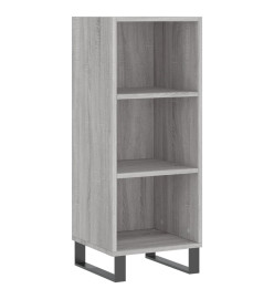 Buffet haut Sonoma gris 34,5x32,5x180 cm Bois d'ingénierie