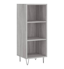 Buffet haut Sonoma gris 34,5x32,5x180 cm Bois d'ingénierie