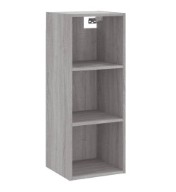 Buffet haut Sonoma gris 34,5x32,5x180 cm Bois d'ingénierie