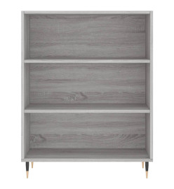 Buffet sonoma gris 69,5x32,5x180 cm bois d'ingénierie