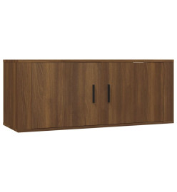 Ensemble de meubles TV 3 pcs Chêne marron Bois d'ingénierie