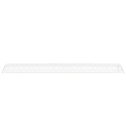 Serre avec cadre en acier blanc 96 m² 24x4x2 m