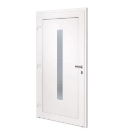 Porte d'entrée anthracite 108x200 cm PVC