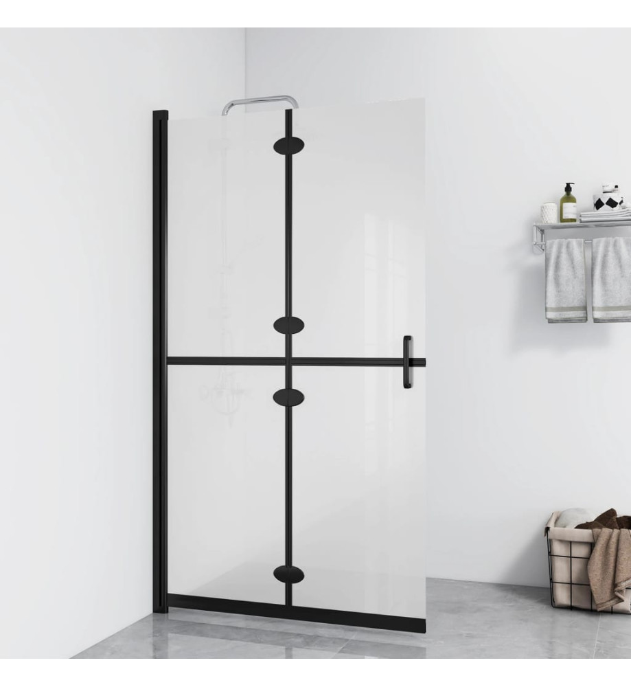 Paroi de douche pliable Verre ESG dépoli 70x190 cm