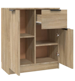 Buffets 2 pcs Chêne Sonoma 60x30x70 cm Bois d'ingénierie