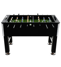 Table de football Acier 60 kg 140 x 74,5 x 87,5 cm Noir