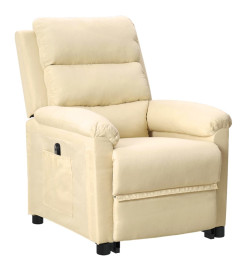 Fauteuil Crème Tissu