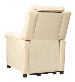 Fauteuil Crème Tissu