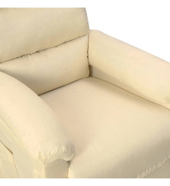 Fauteuil Crème Tissu