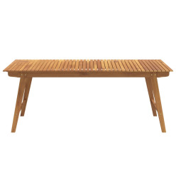 Table de jardin 200x90x75 cm Bois d'acacia solide