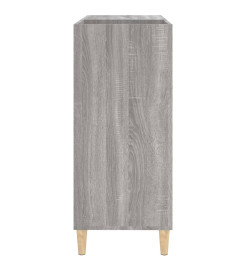 Armoire à disques sonoma gris 84,5x38x89 cm bois d'ingénierie