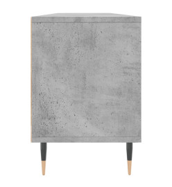 Meuble TV gris béton 150x30x44,5 cm bois d'ingénierie