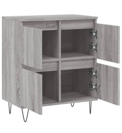 Buffet Sonoma gris 60x35x70 cm Bois d'ingénierie