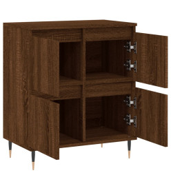 Buffet Chêne marron 60x35x70 cm Bois d'ingénierie