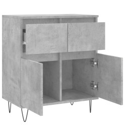 Buffet Gris béton 60x35x70 cm Bois d'ingénierie