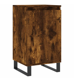 Buffet chêne fumé 40x35x70 cm bois d'ingénierie