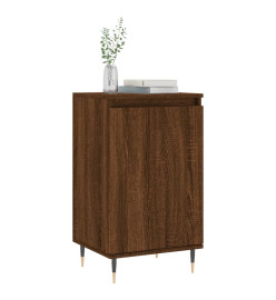 Buffet chêne marron 40x35x70 cm bois d'ingénierie